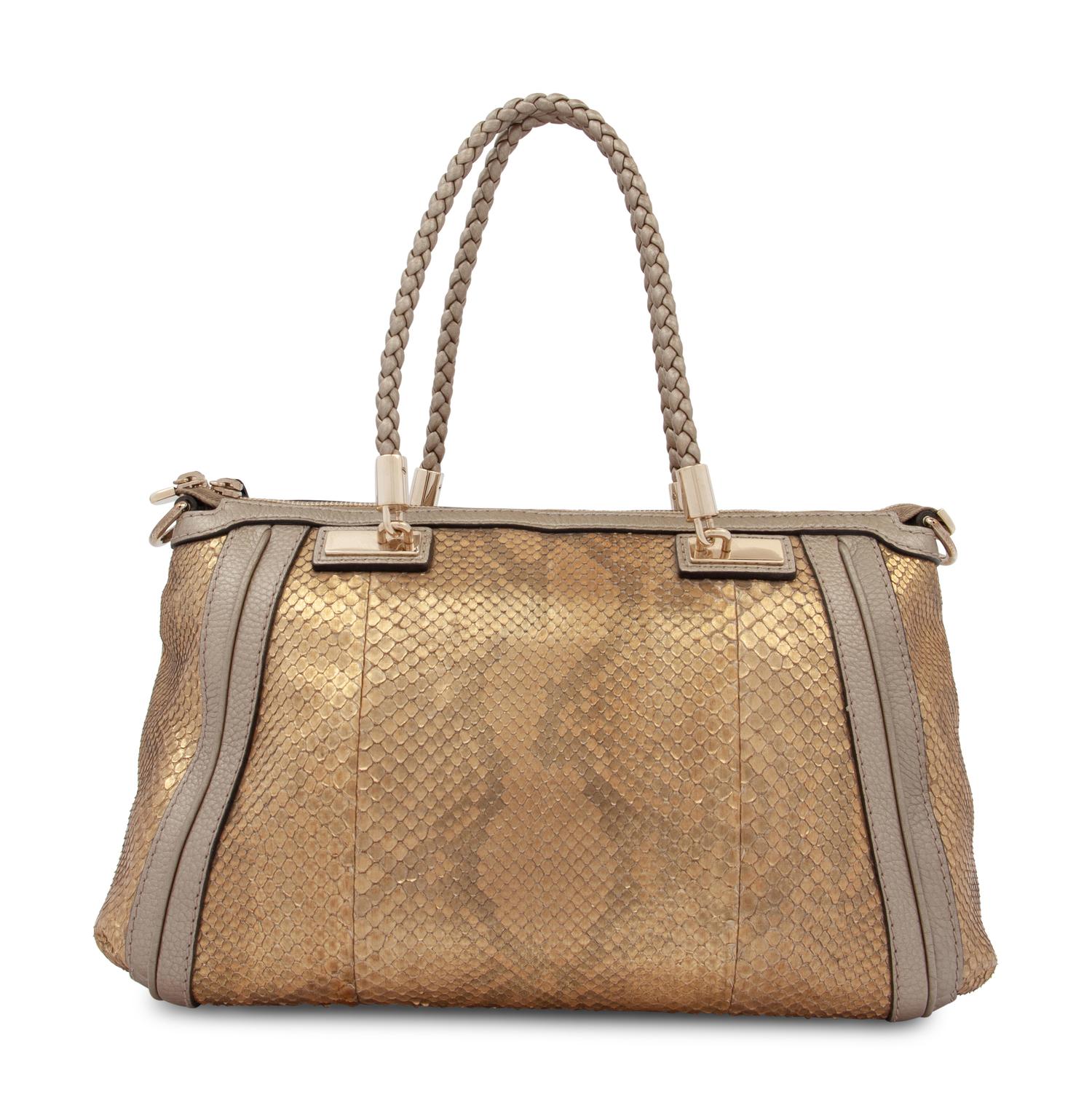 Gucci Gold Python Bag, 2000s