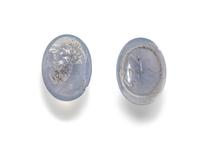 A Greek Blue Chalcedony Double-Sided Gnostic Gem