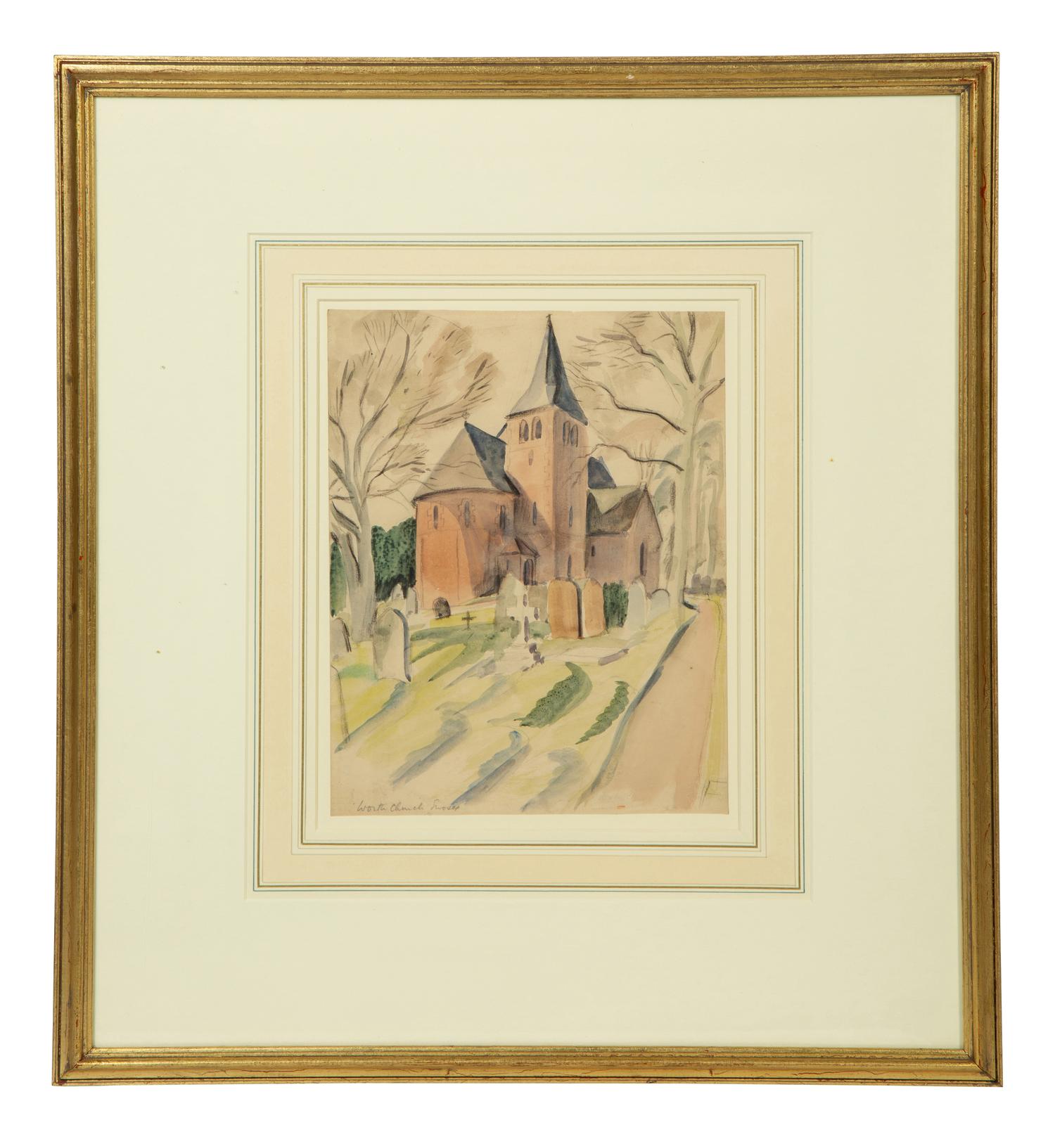 Worth Church, Sussex , circa 1930