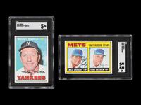 A Complete Set of 1967 Topps Baseball Cards (609/609) Including Graded Tom Seaver Rookie,