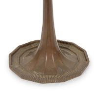 Desk Lamp with Linenfold Shade