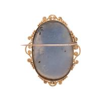 CHALCEDONY CAMEO BROOCH