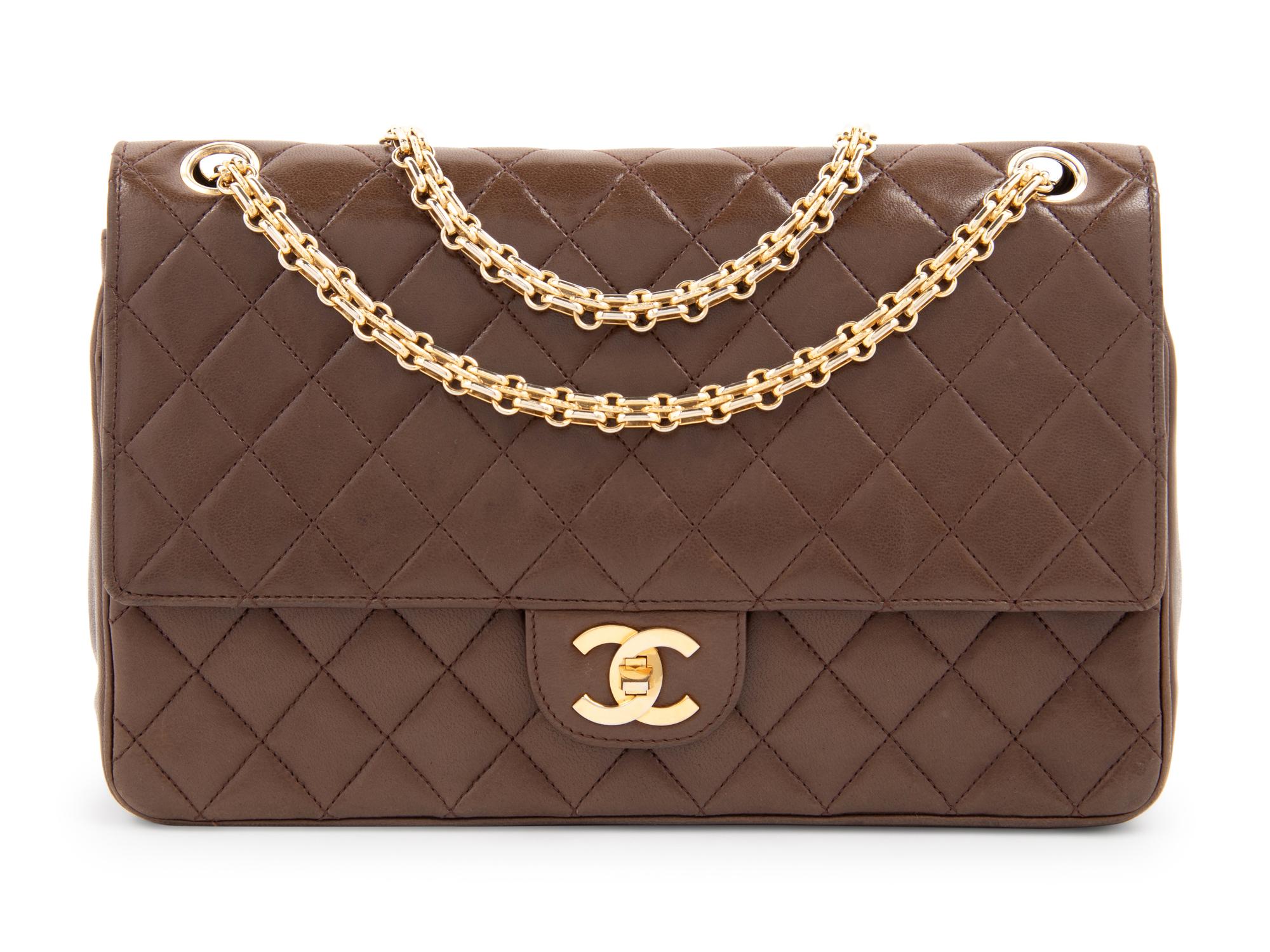 Chanel Vintage 2.55 Double Flap with Mademoiselle Chain, c.1984