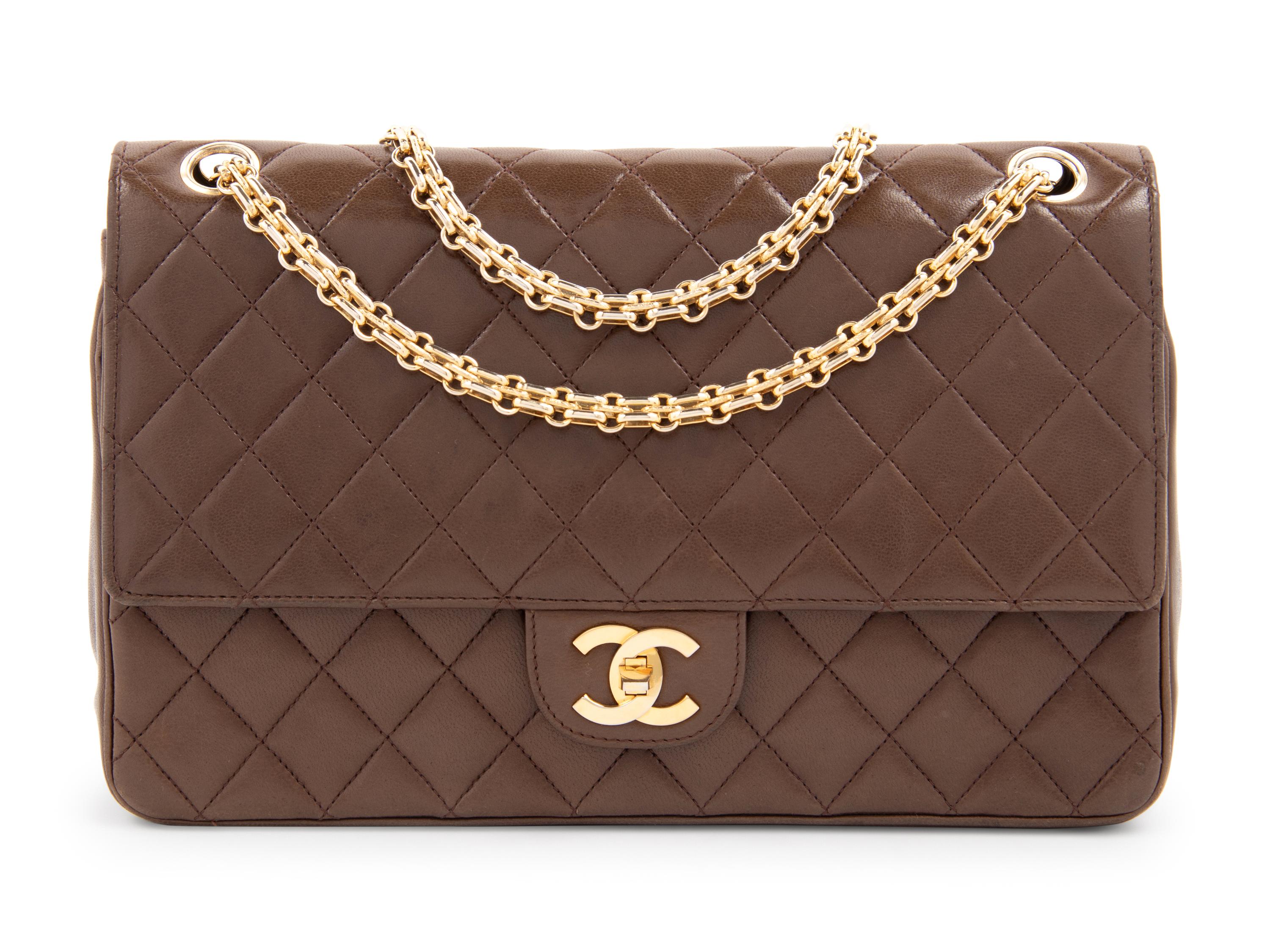 Chanel Vintage 2.55 Double Flap with Mademoiselle Chain, c.1984