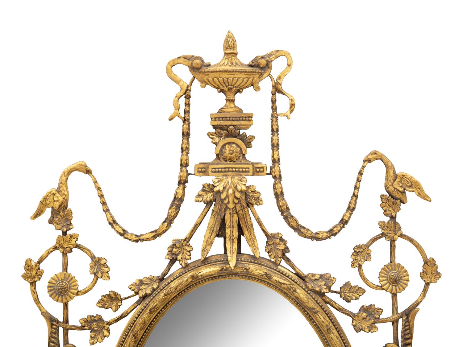 A George III Style Giltwood Mirror
