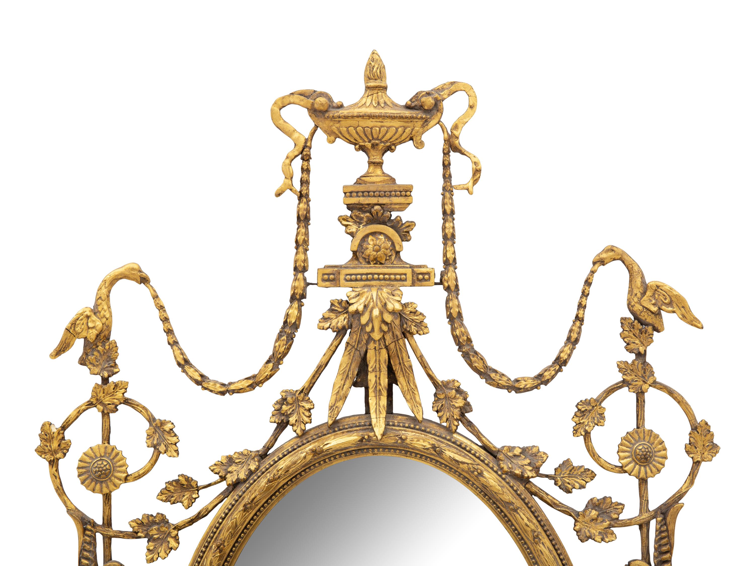 A George III Style Giltwood Mirror