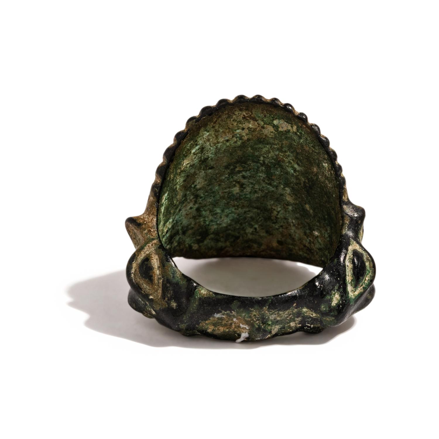 A Luristan Bronze Signet Ring
