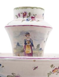 A Dutch Faience Tulip Vase