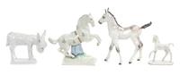 Four German Porcelain Figures Width of widest 9 inches. — 20TH CENTURY