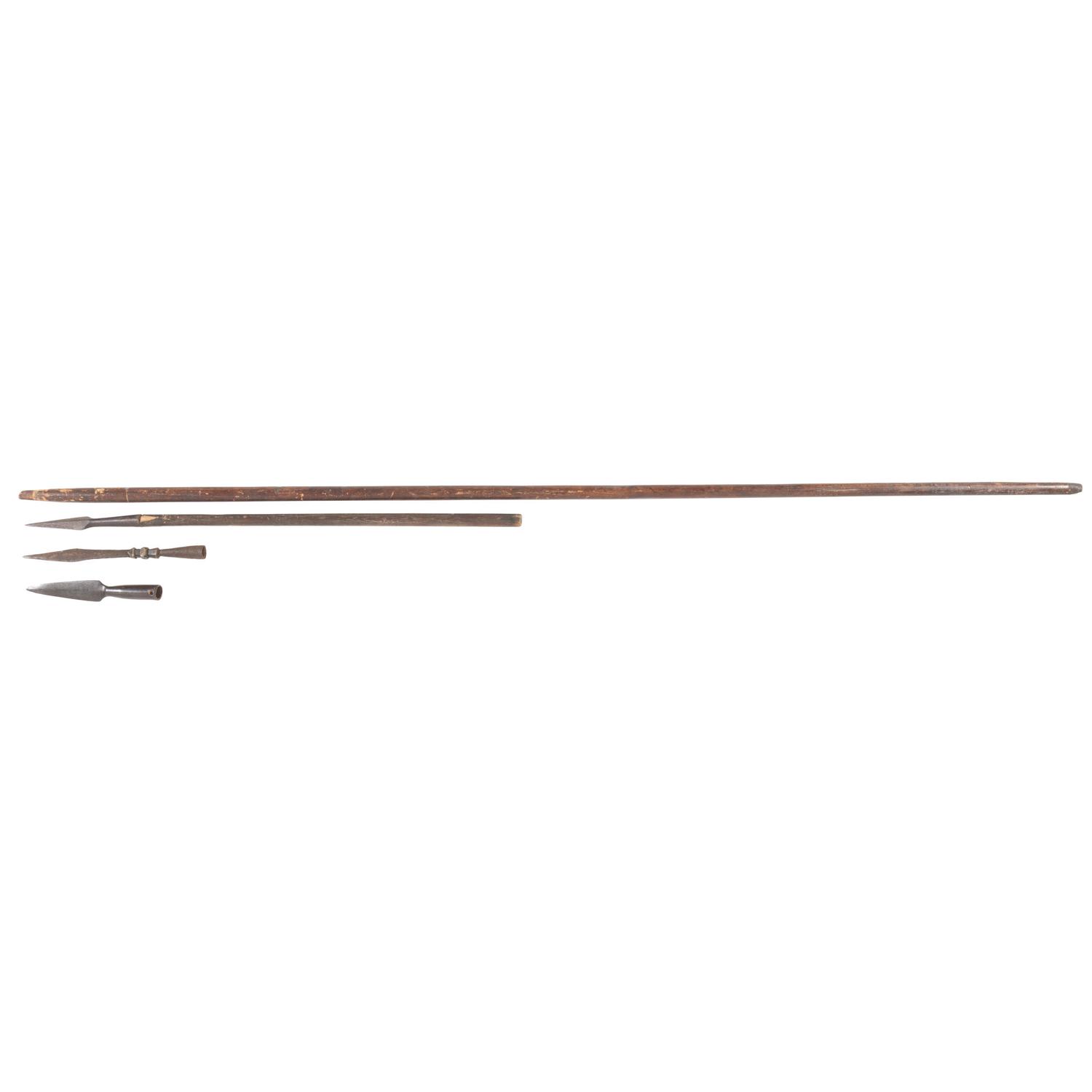 Pike Group: 1 Shortened Pike, 2 Pike Blades and 1 Near Full-Length Shaft