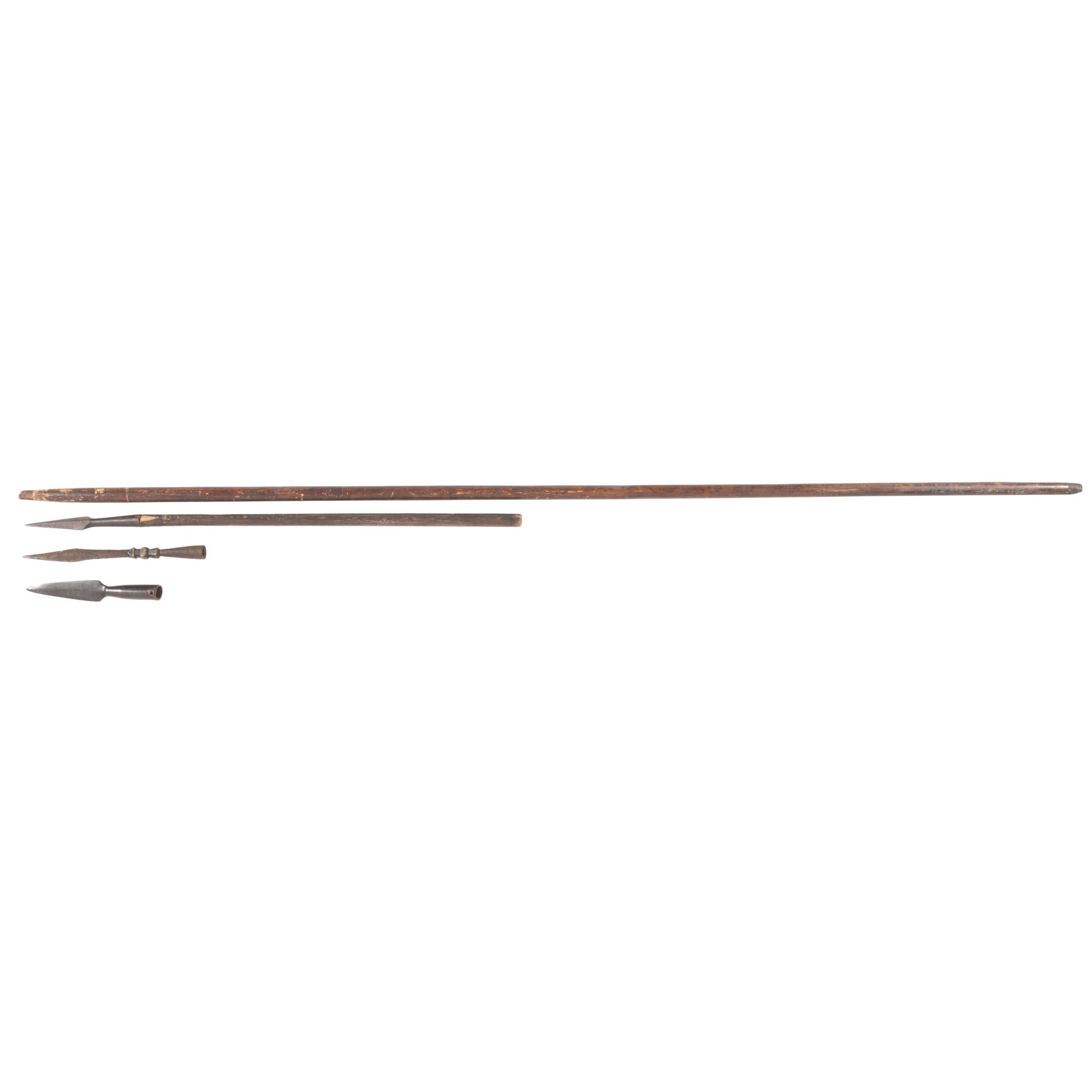 Pike Group: 1 Shortened Pike, 2 Pike Blades and 1 Near Full-Length Shaft