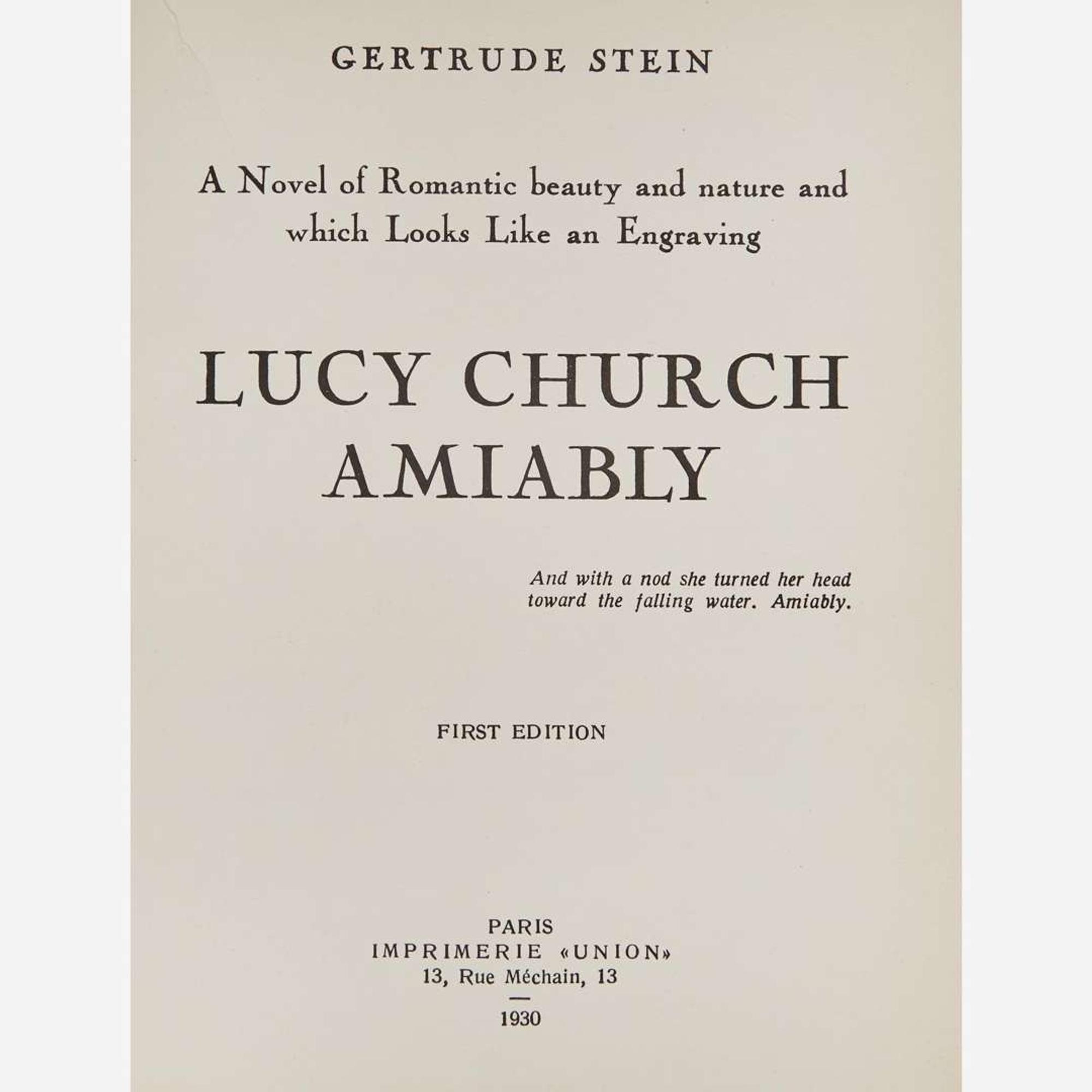 [Literature] Stein, Gertrude Group of 7 First Editions