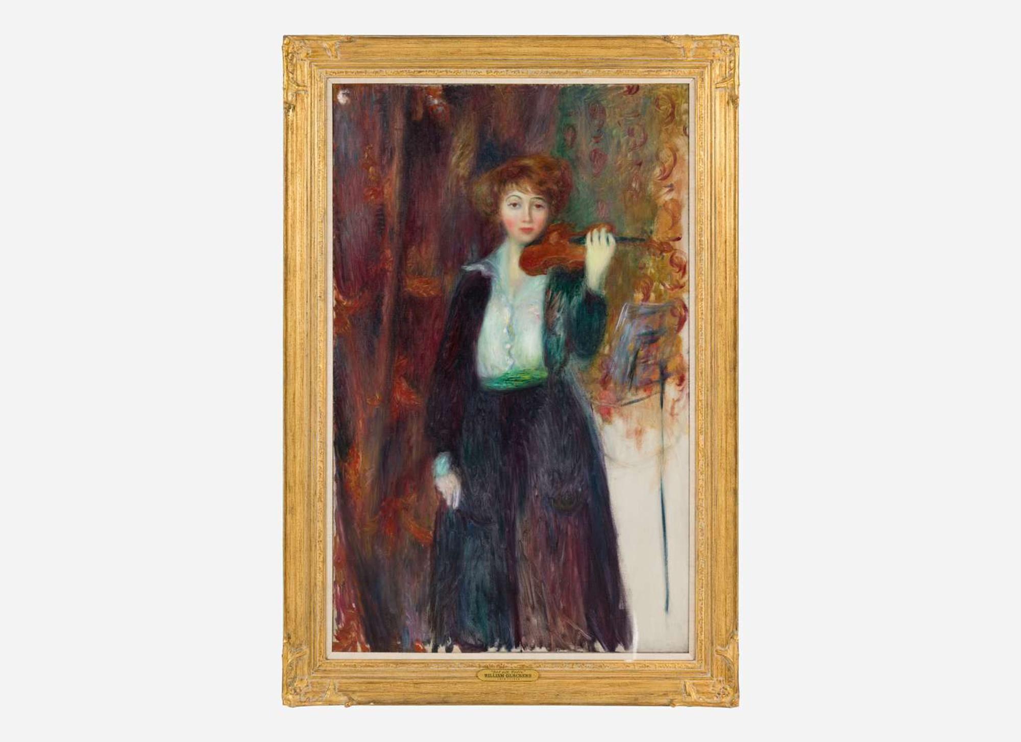 Girl with Violin, c. 1917