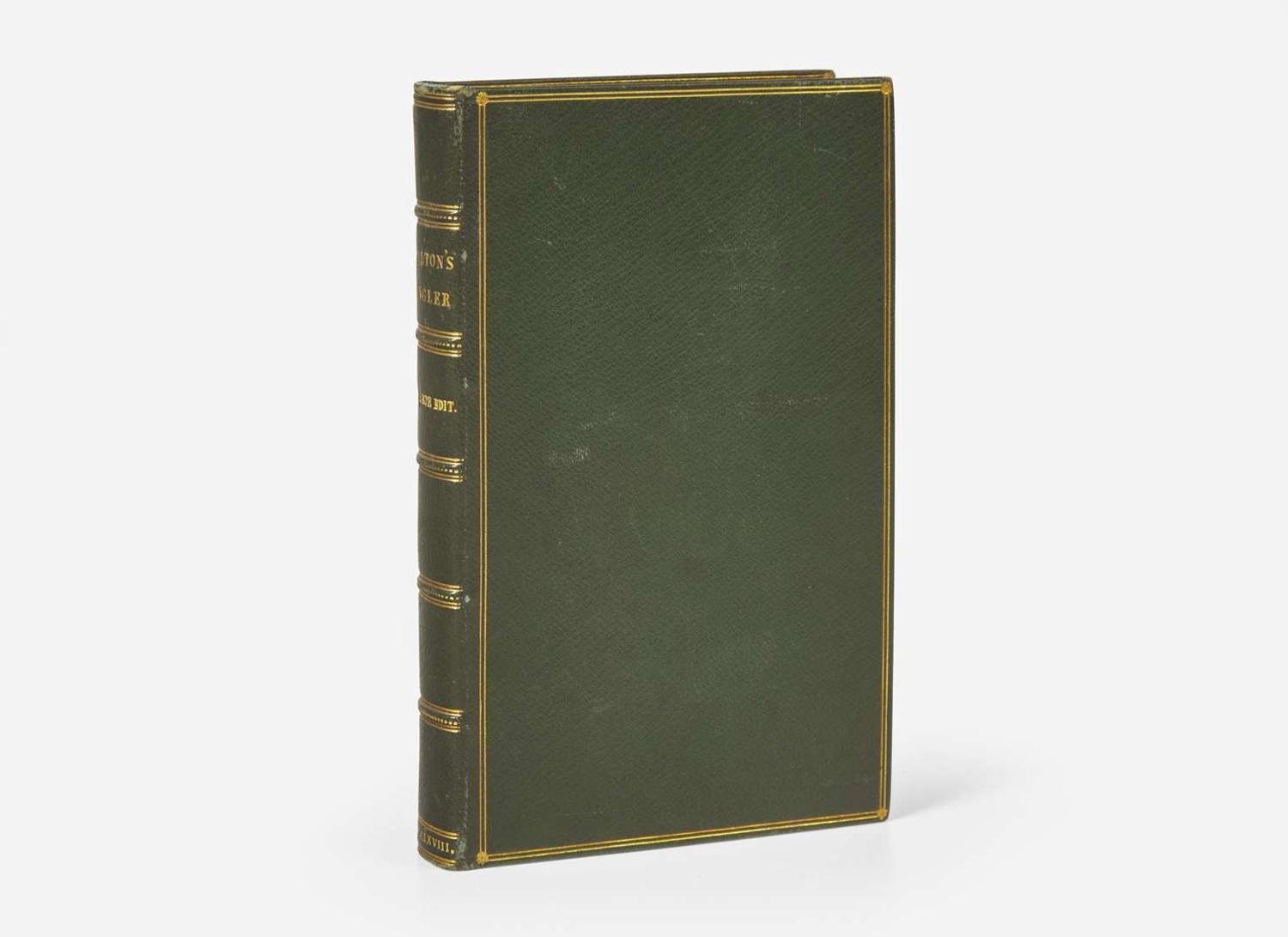 [Fishing] (Walton, Izaak): The Compleat Angler or the Contemplative man's Recreation. Being a Discourse of Rivers, Fish-ponds, Fish, & Fishing...