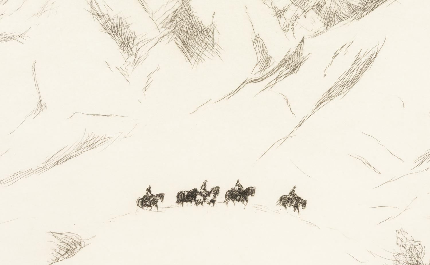 Hunters in the Snow (1st State), edition 23/50