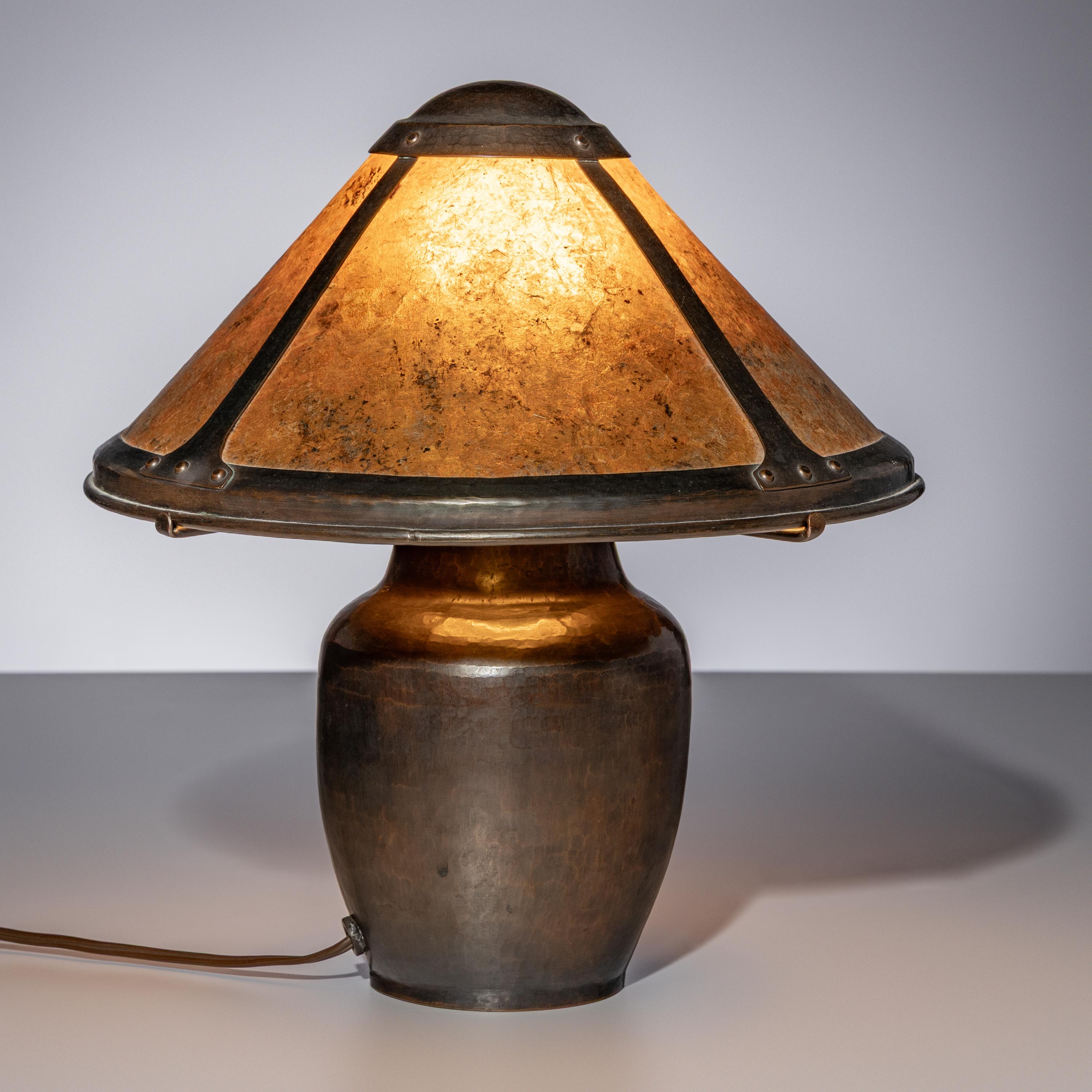 Dirk van Erp (Dutch American, 1862–1933) — Table Lamp, c. 1911