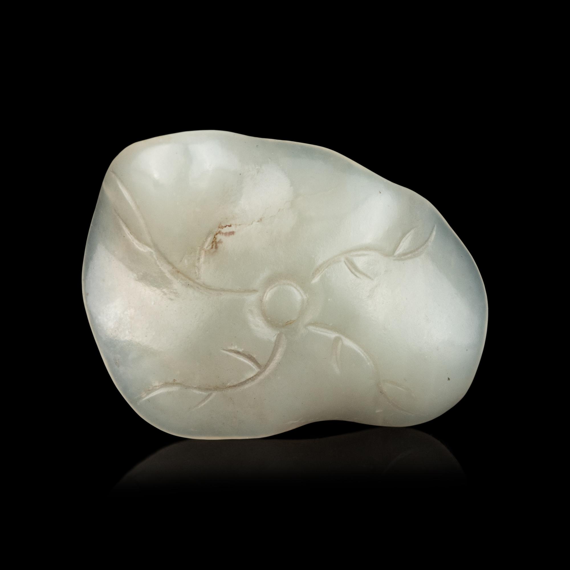 Six Chinese Carved Jade Figures of Aquatic Animals