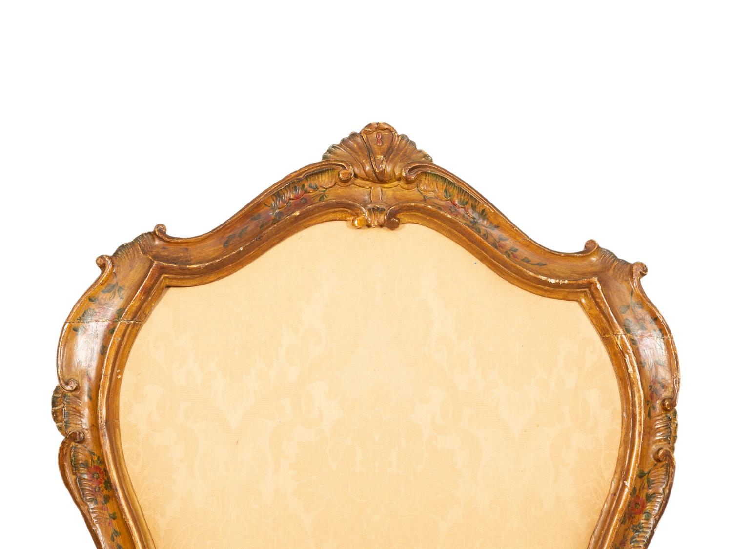 An Italian Rococo Painted Armchair