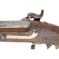 New Jersey Surcharged Harpers Ferry Type IV Alteration of a US Model 1841 Mississippi Rifle