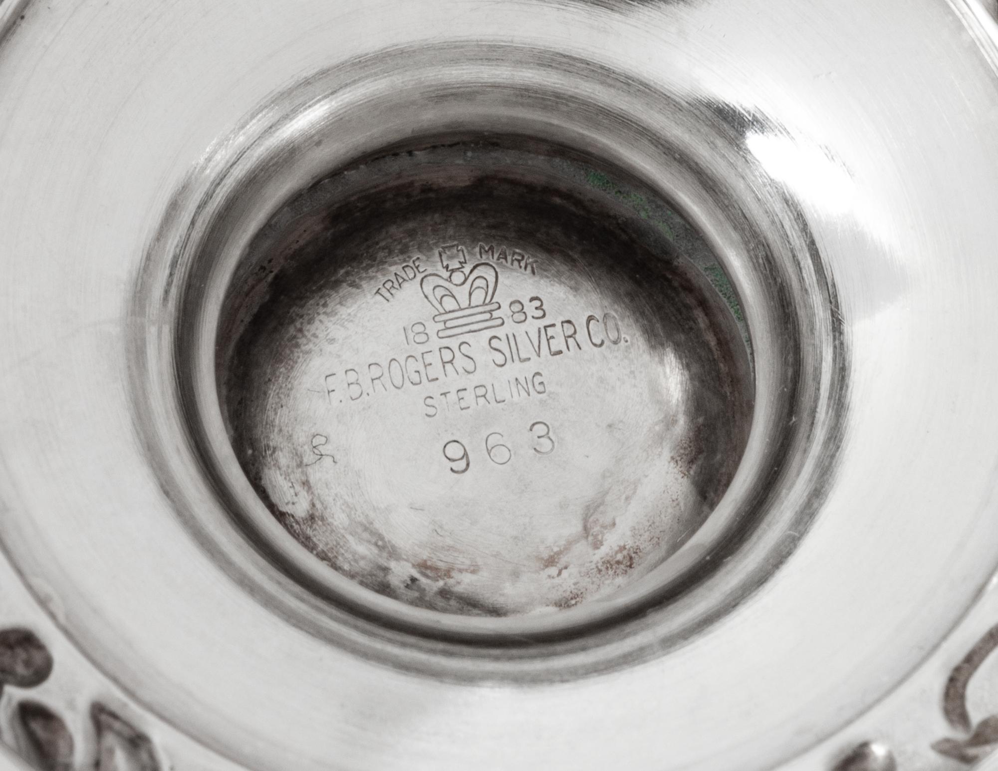 A Set of Four American Silver Casters