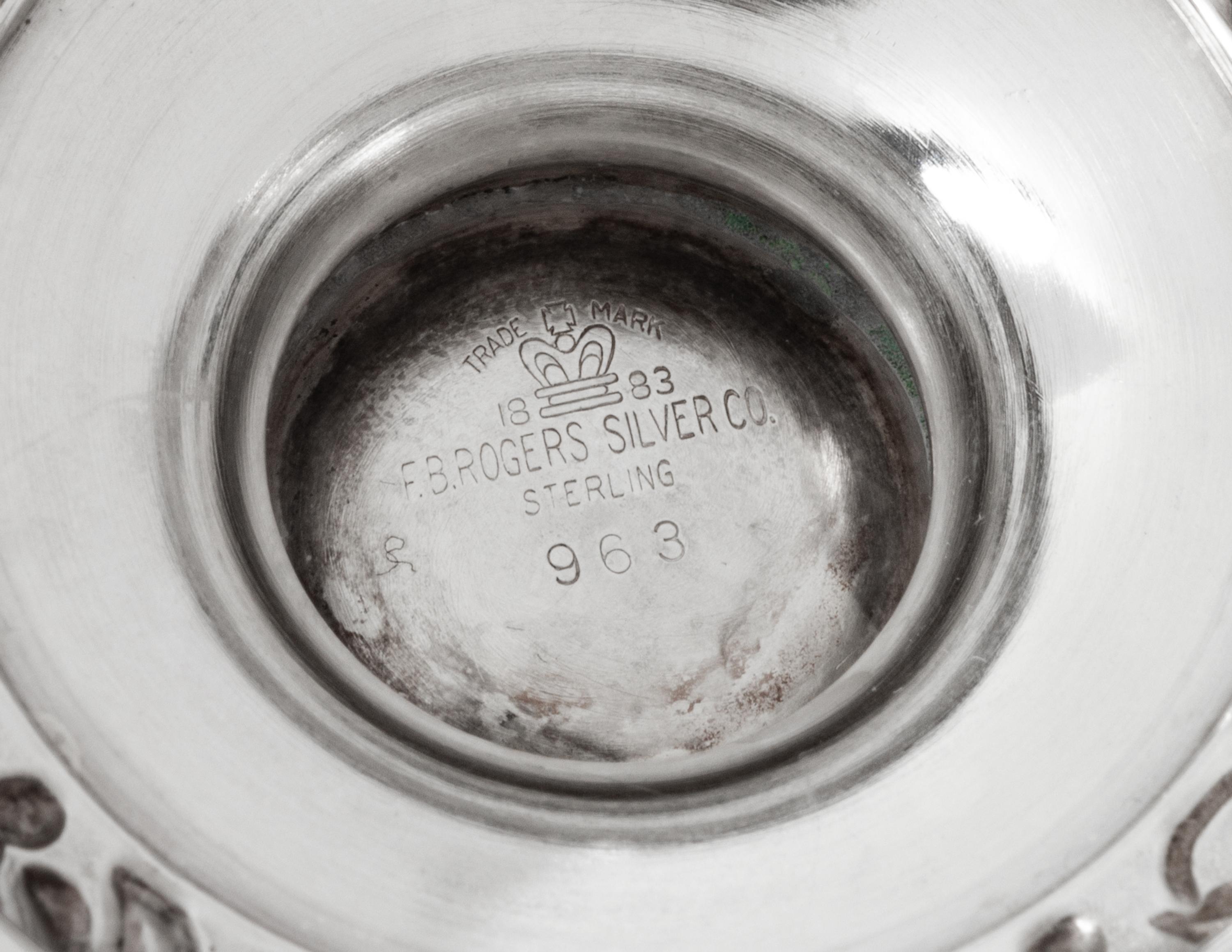 A Set of Four American Silver Casters