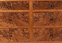 A Carved Central American Chest of Drawers