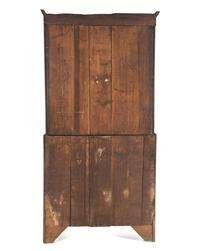 A George III Mahogany Bureau Bookcase