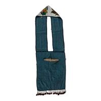 Anishinaabe Pictorial Beaded Bandolier Bag, Fourth of July