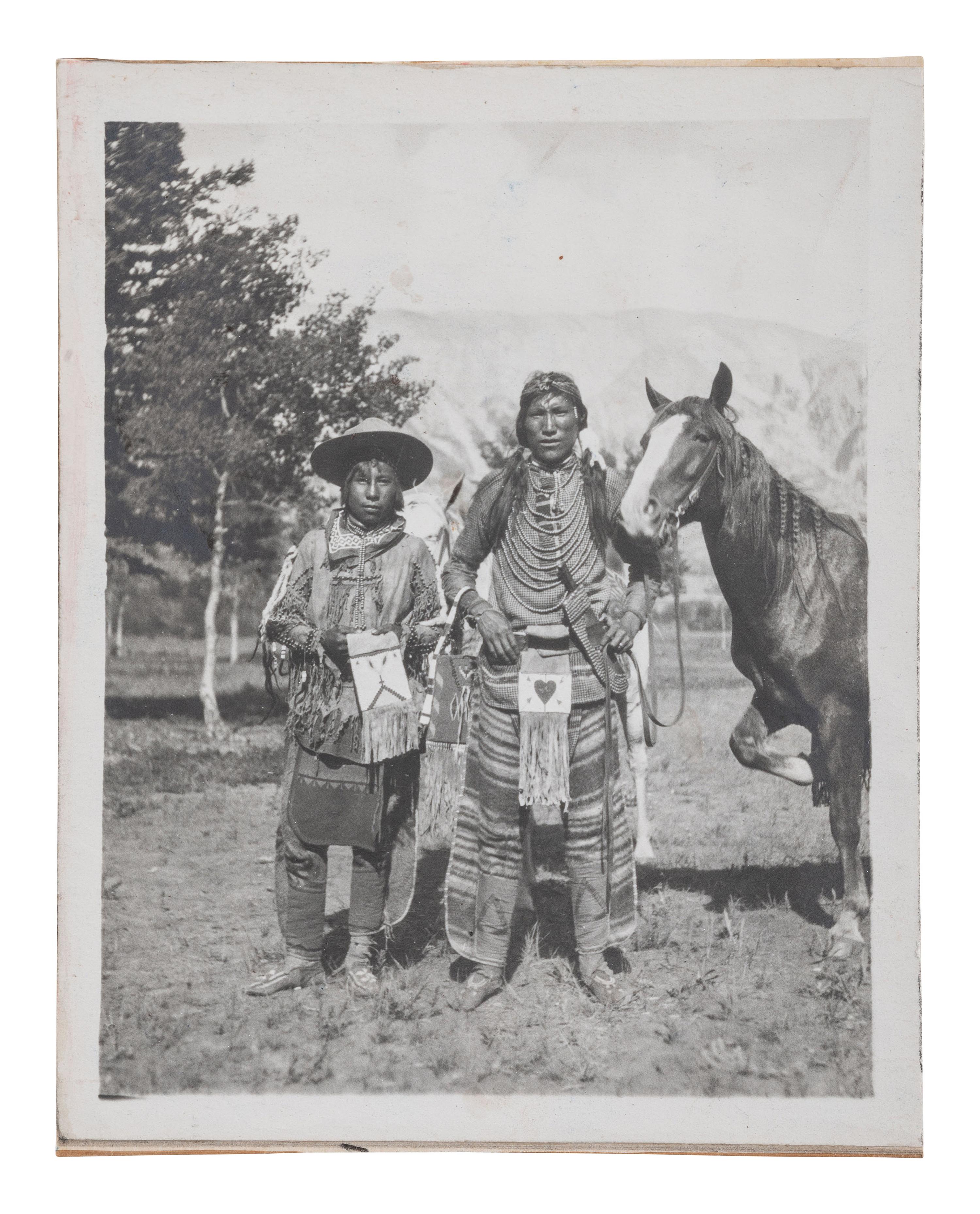[NATIVE AMERICANS]. A group of 34 silver gelatin photographs of Native American subjects.