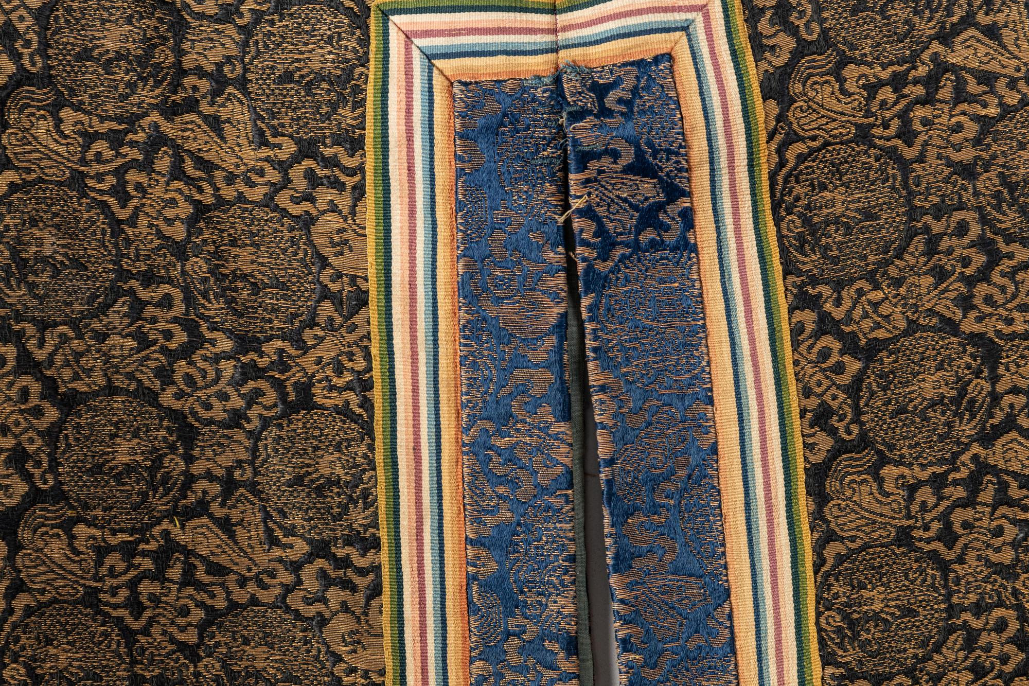 Two Brocade Woven Silk Lady's Vests