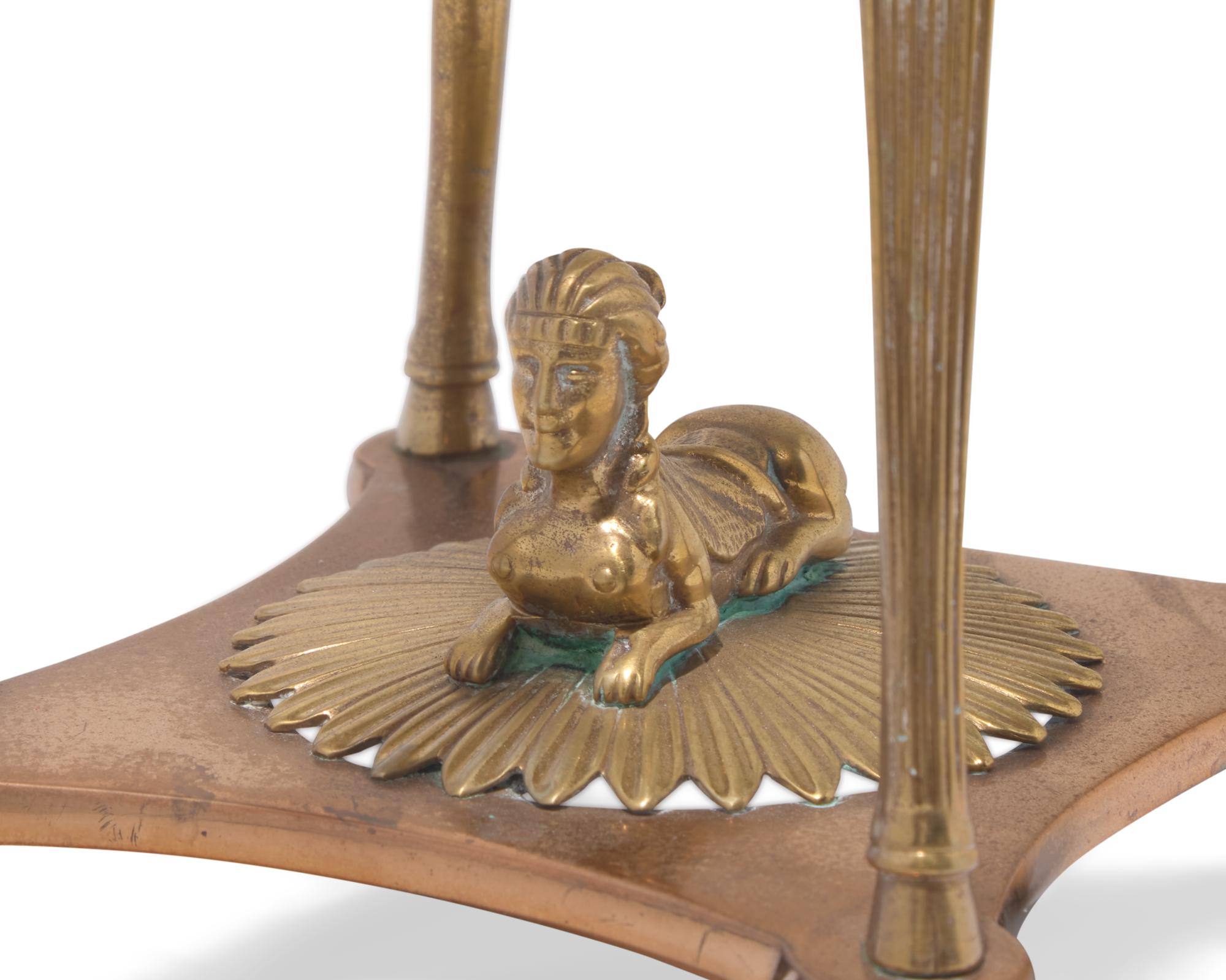 A George III Neoclassical Copper and Brass Hot Water Urn