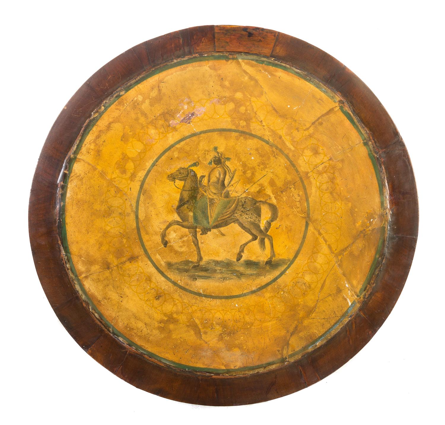 An English Style Walnut Table, EARLY TO MID-19TH CENTURY, Height 19 x diameter 28 inches. — EARLY TO MID-19TH CENTURY,
