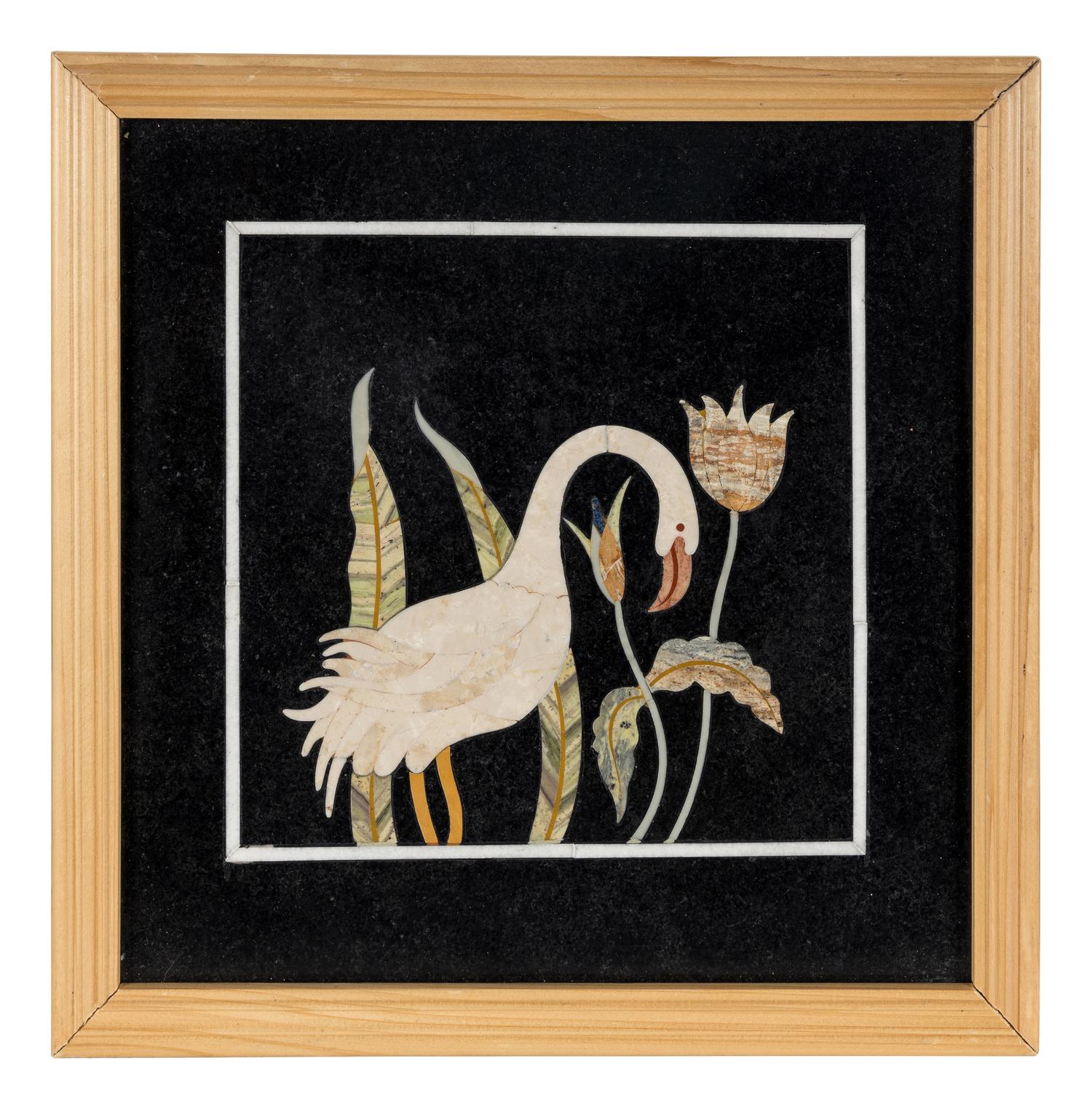 Three Continental Pietra Dura Plaques
