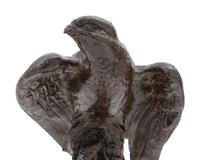 A French Bronze Model of an Eagle Clutching a Snake