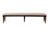 A William and Mary Style Mahogany Hall Bench