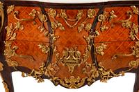 A Louis XV Style Gilt-Bronze-Mounted Parquetry Commode