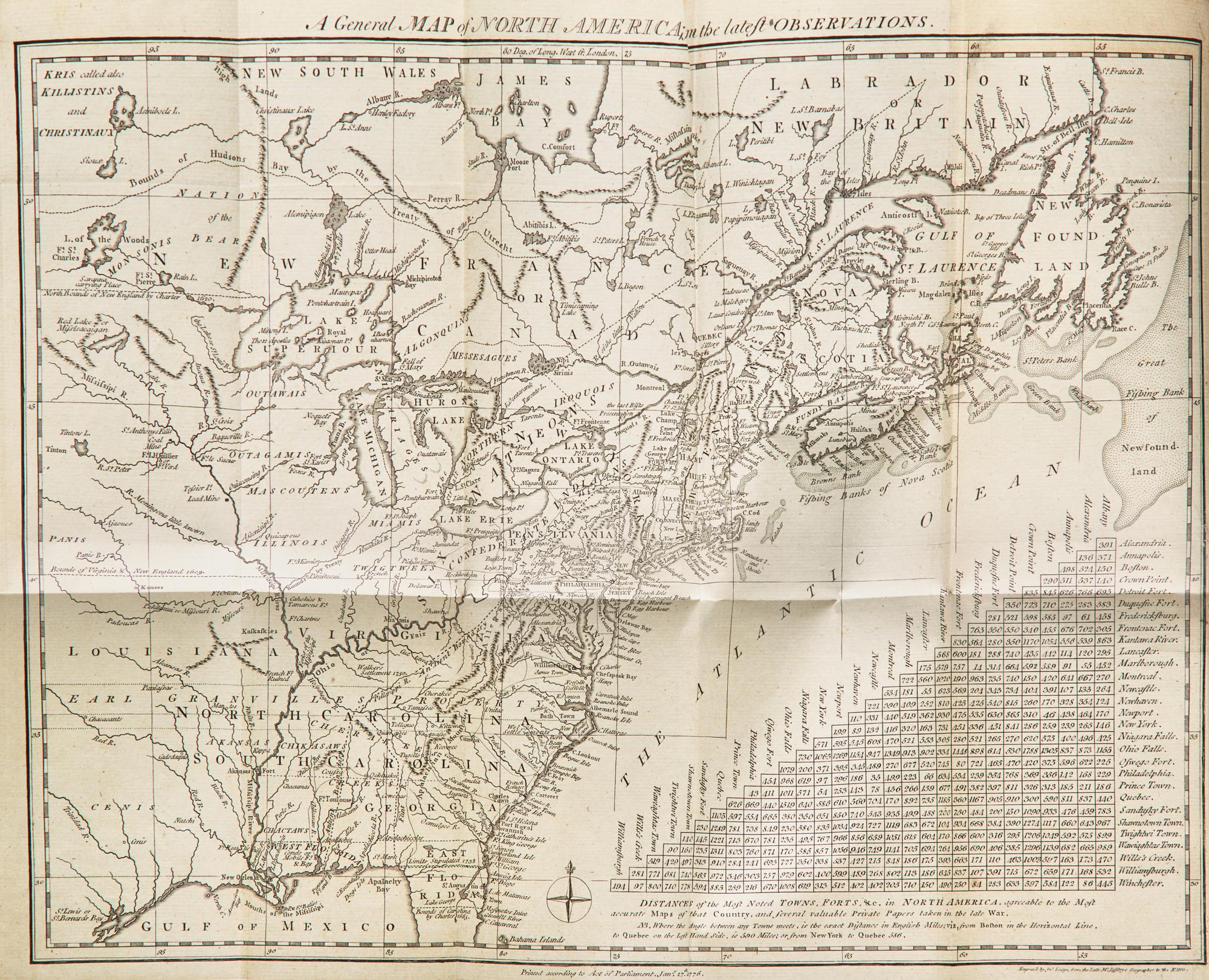 [American Revolution] The North-American and the West-Indian Gazetteer...