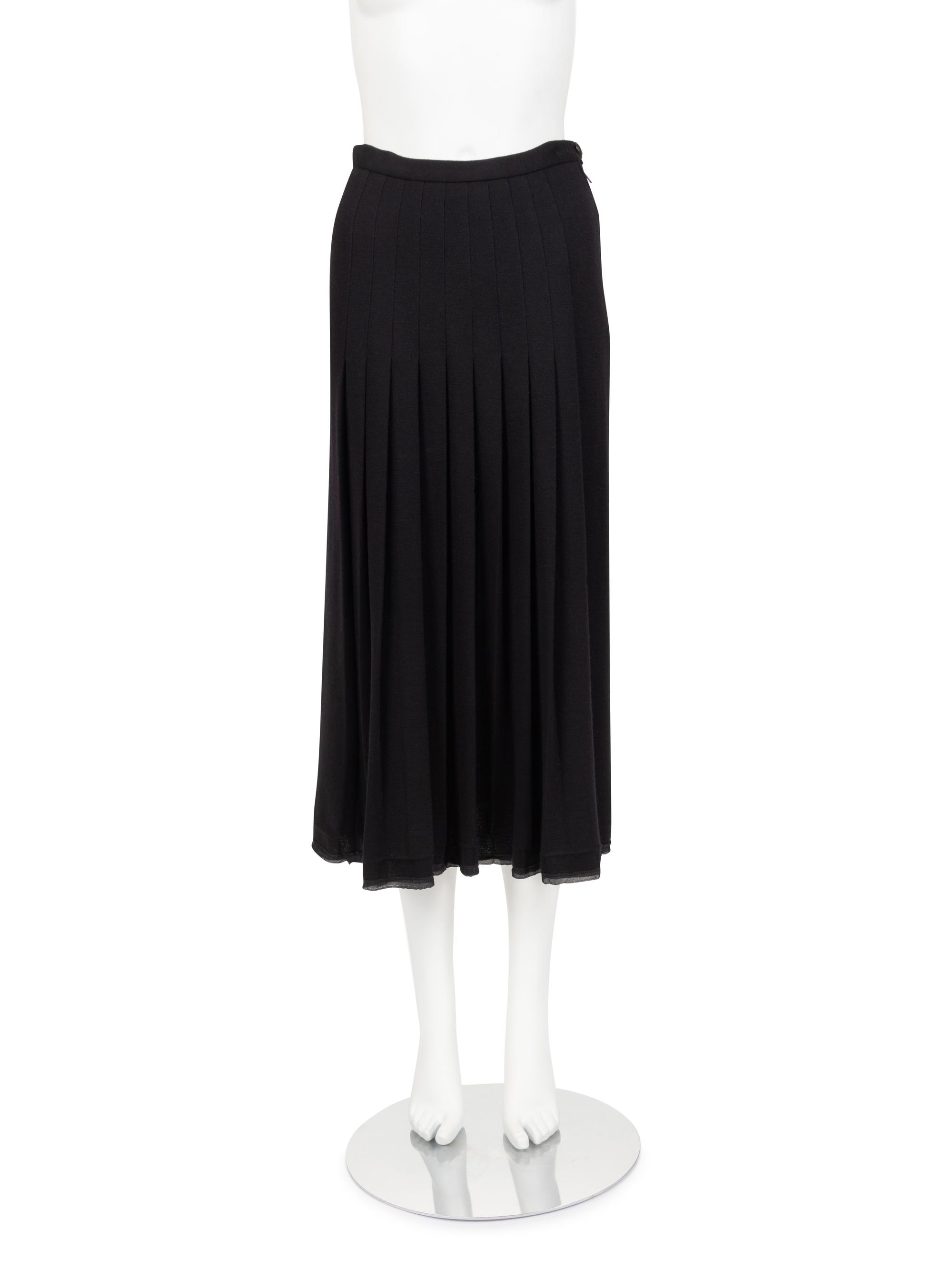 One Sonia Rykiel Three-Piece Ensemble and One Chanel Knit Top, 1990s