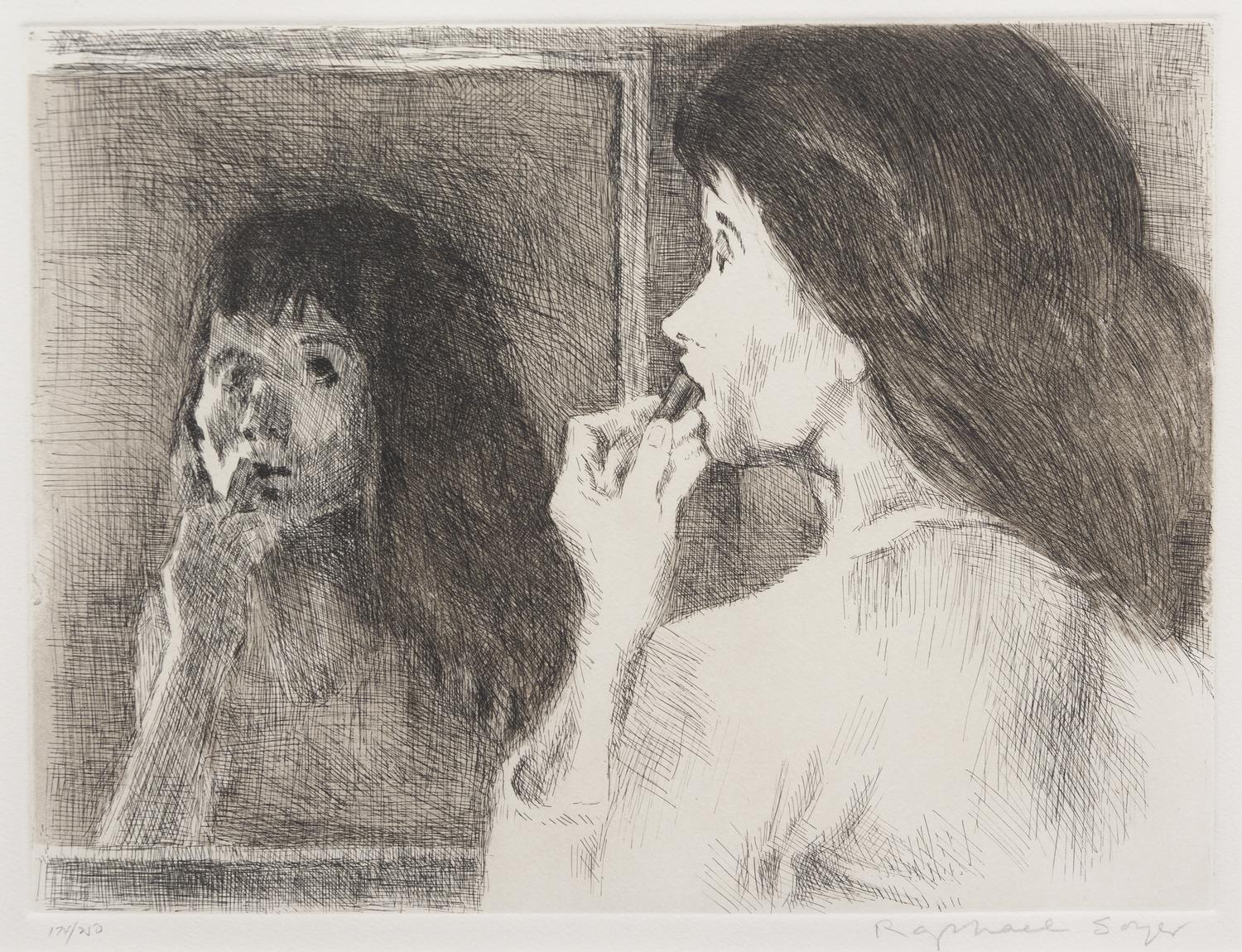 Raphael Soyer, (American, 1899-1987), Untitled (a collection of four works)