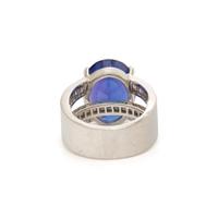 TANZANITE AND DIAMOND RING