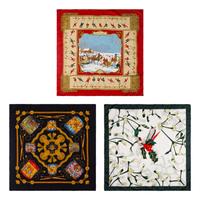A Group of Three Hermès Scarves
