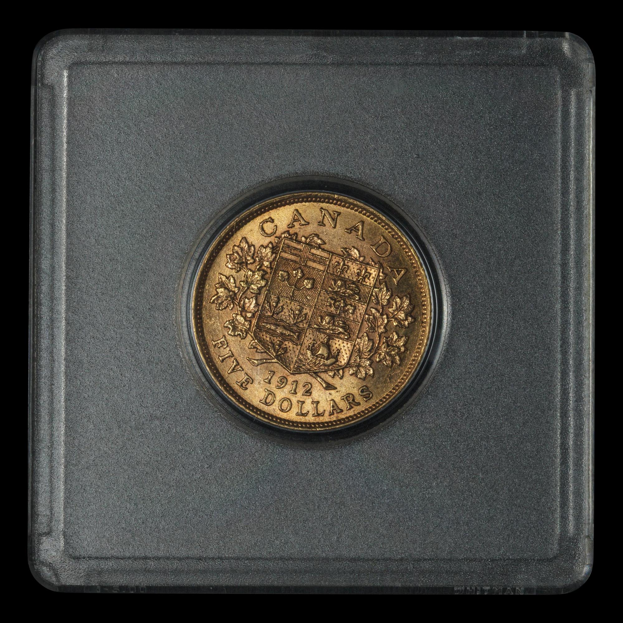 [CANADA] A 1912 $5 Gold Coin
