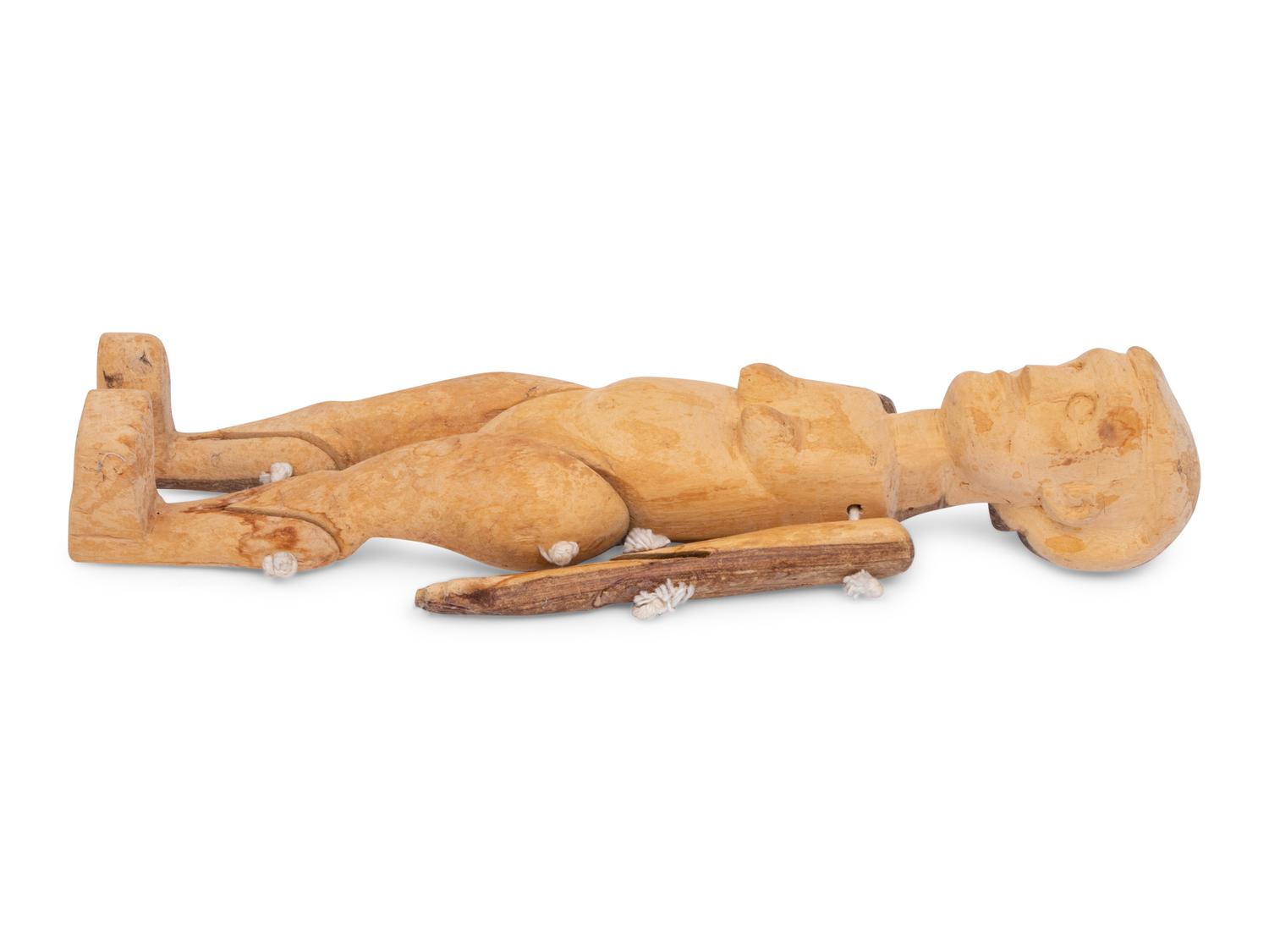 Two Carved Folk Art Figures