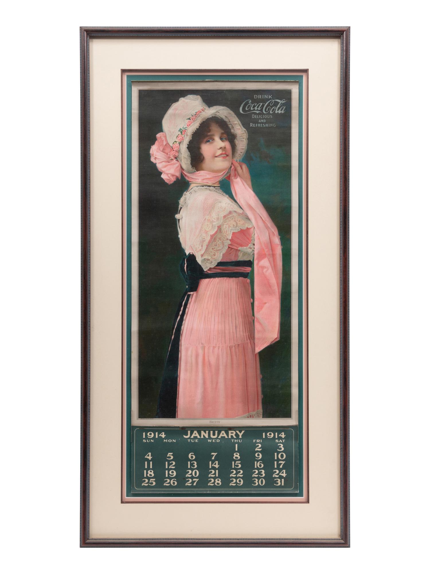 A Coca-Cola Full 1914 Advertising Calendar
