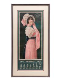 A Coca-Cola Full 1914 Advertising Calendar