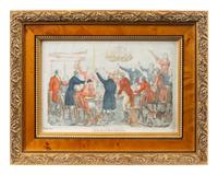 Four English Framed Color Engravings