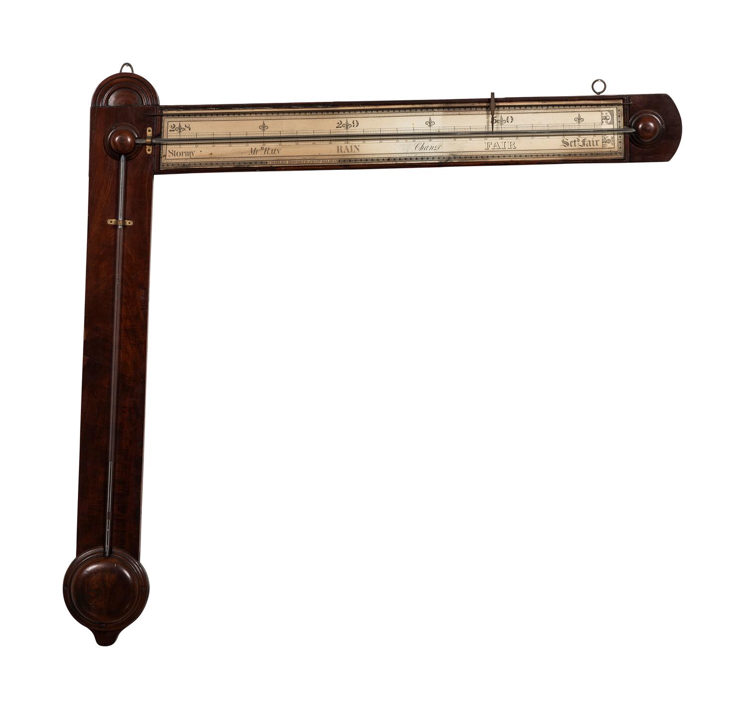 A Mahogany 'Signpost' Barometer