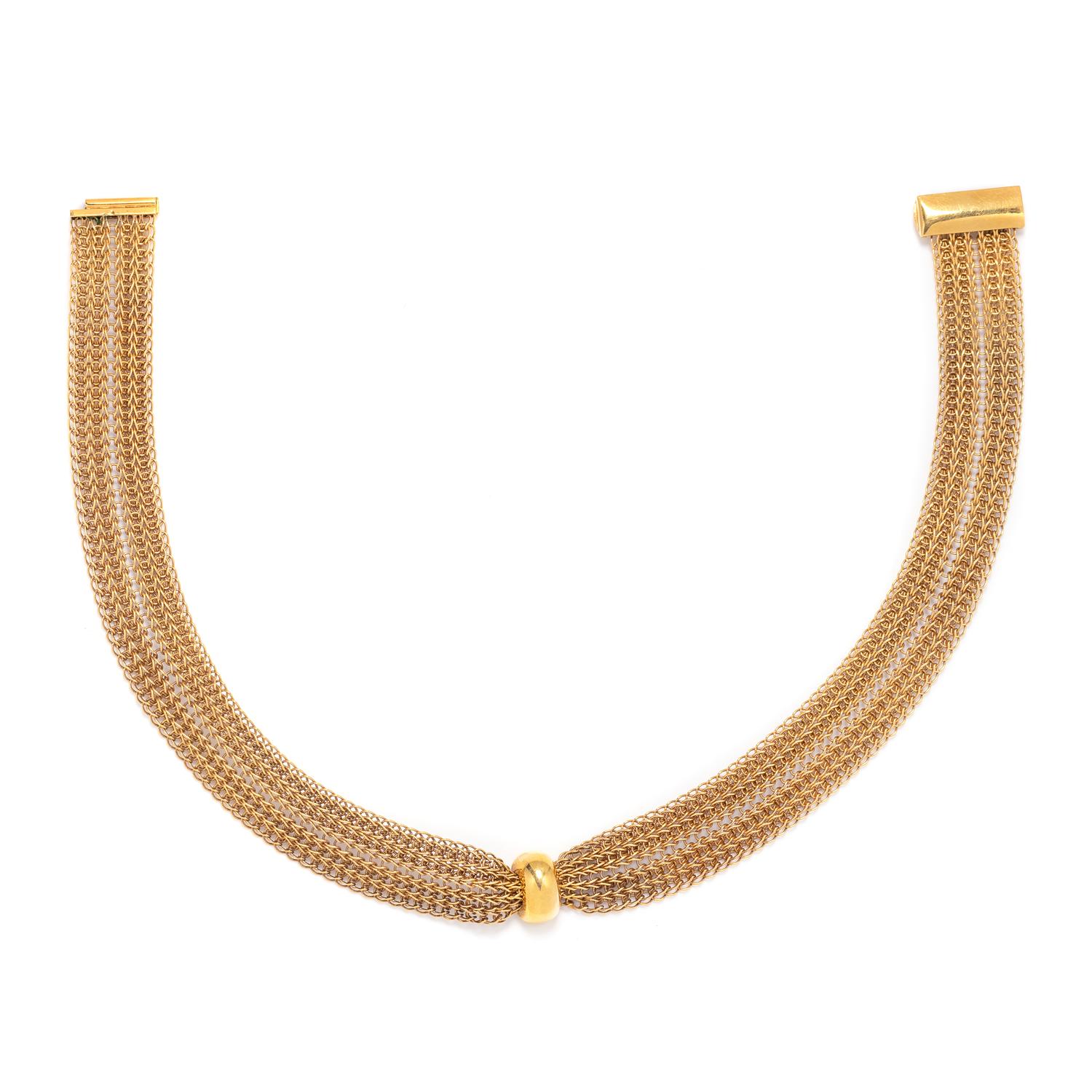 YELLOW GOLD NECKLACE