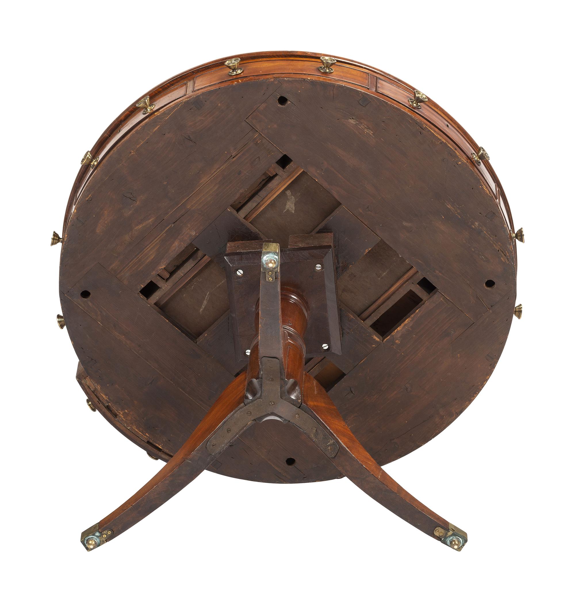 A Regency-Style Mahogany Veneered Rent Table