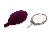 An Ottoman Silver Hallmarked Mirror